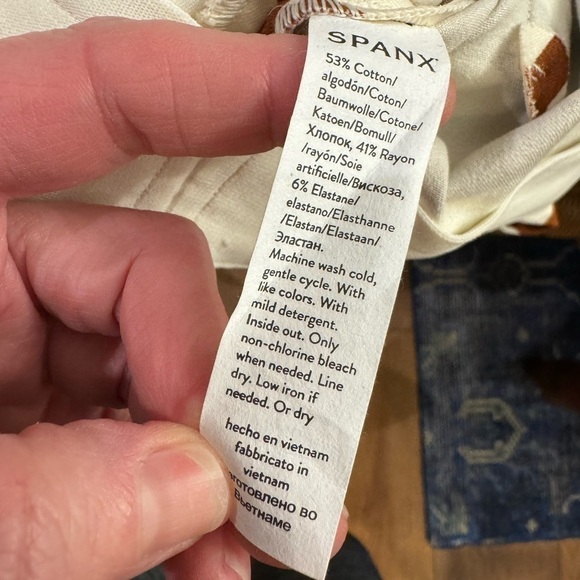 NWT SPANX Polished Clay Zebra Print High Rise Skinny Legging Pull On / LargeTall - Picture 12 of 12